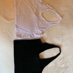 Halter Tops - black and white